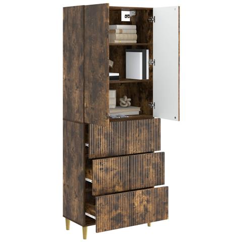 Set di armadi 2 pcs 66 x 34,5 x 90 cm Legno ingegnerizzato - Foto 2