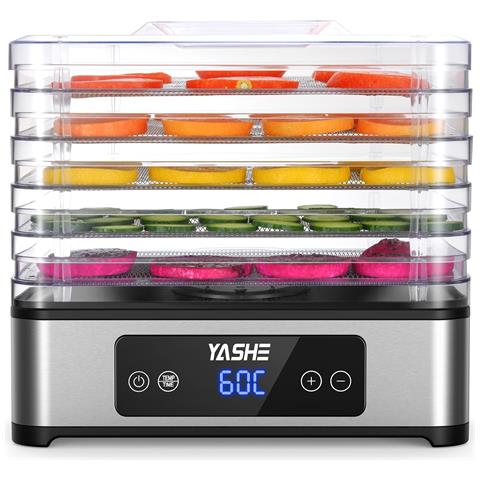 Essiccatore FD-1019. 5 griglie inox. 400 W. 35-70 C. timer 48 h - Foto 3