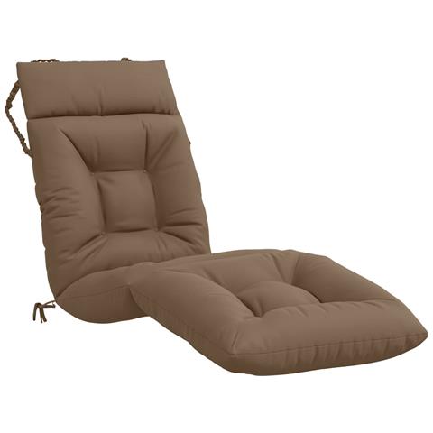 Cuscino per Lettino VIANEN 100% Poliestere Tortora - Foto 1