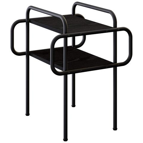 Tavolino da salotto Rovere Nero 40 x 40 x 51 cm - Foto 1