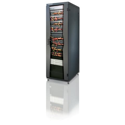 I-CASE FP-2408BKX Armadio NetRack 19'' 600x800 24 Unità Nero da Assemblare - Foto 4
