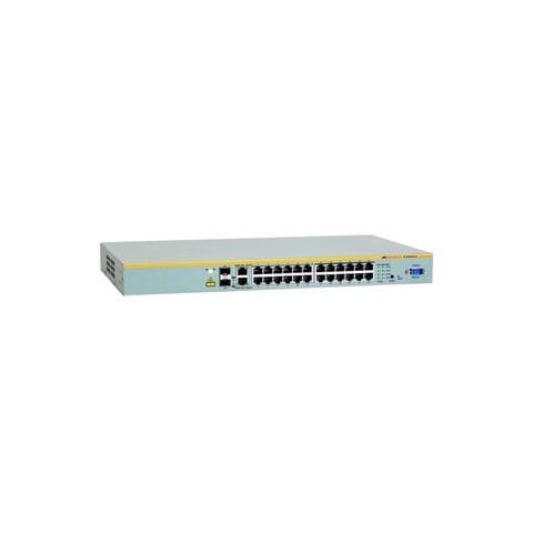 Ethernet Switch Allied Telesis AT-8000S / 24 24 Porte Gestibile - 24 x RJ-45 - Porta Stack - 2 x Slot espansione - 10/100/1000Base-T - Desktop - Foto 1