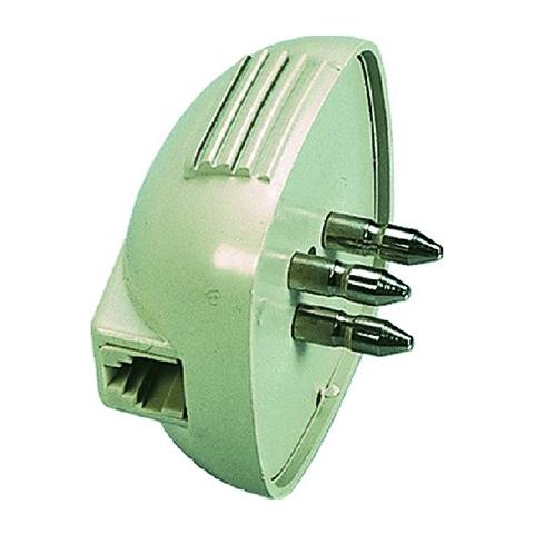 Spina tripolare plug 6/4 c. - Spa Avorio - Foto 1