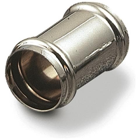 Giunzione Cromata A Tenuta Interna, Giunzione Per Canotti A Tenuta Interna Con Anello O'ring In Ottone Cromato Diametro Mm. 30 - Foto 1