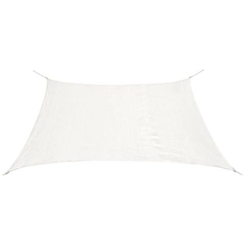 Vela Parasole In Hdpe Rettangolare 2x4 M Bianca - Foto 1