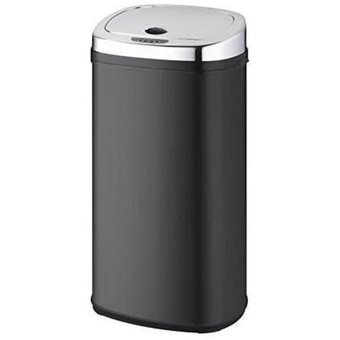 Bat-42ls02 A Nuovo Modello 2016 - Pattumiera Automatica Da Cucina, In Acciaio Inox, 42 Litri, Forma Quadrata Design Nero - Foto 2