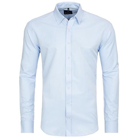 DISELENTINO - Camicia Uomo Cotone Slim Fit Celeste Tg 45 - ePRICE