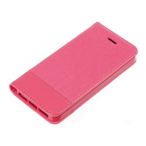 Wallet Folio Case, Cover A Libro - Apple Iphone 5 / 5s / Se - Cherry - Foto 1