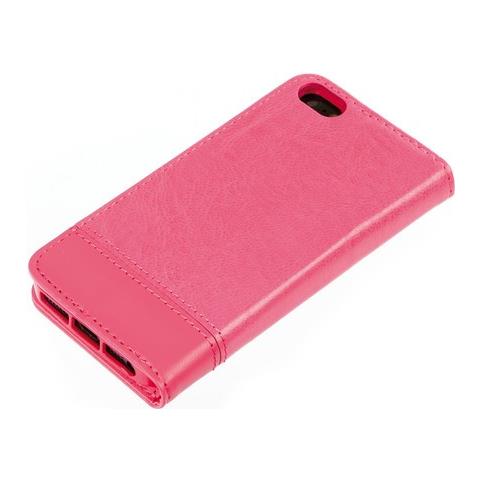 Wallet Folio Case, Cover A Libro - Apple Iphone 5 / 5s / Se - Cherry - Foto 2