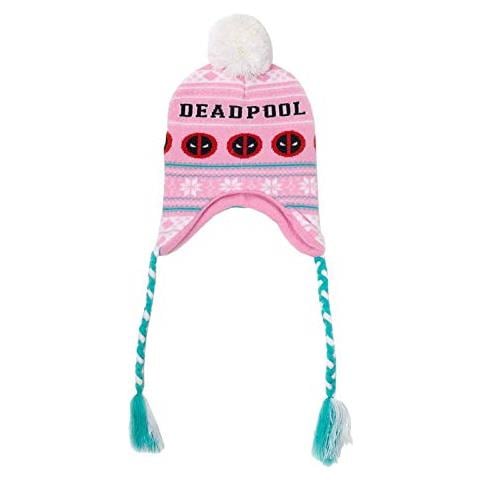 Difuzed Deadpool Sci Beanie Rosa Natale Lappone Berretti Cappelli - Foto 1