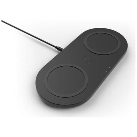 Dual wirel. Charging Pad 2x10W Netzteil black WIZ002vfBK - Foto 1