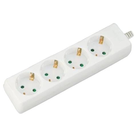 V-tac Vt-1104-2 Multipresa Ciabatta 4 Posti Eu Standard 16a Cavo 1,5mt - Sku 8756 - Foto 1