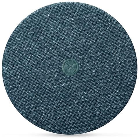 Caricatore Universale Senza Fili Ricarica Veloce Smartphone Blu - Foto 1