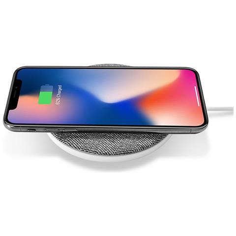 Caricatore Universale Senza Fili Ricarica Veloce Smartphone Blu - Foto 3