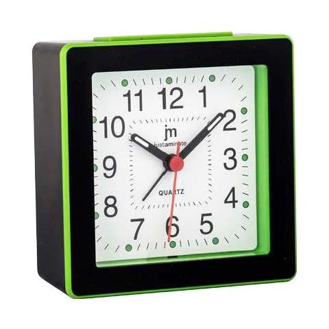 Sveglia Al Quarzo Analogica Con Luce, Snooze (ripetizione Dopo 5 Minuti) E Suoneria Bip-bip. Movimento Continuo Silenzioso. - Foto 1