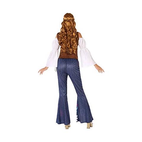 60004 - Costume Da Hippie, Da Donna, 60004, Blu, Xs-s - Foto 3