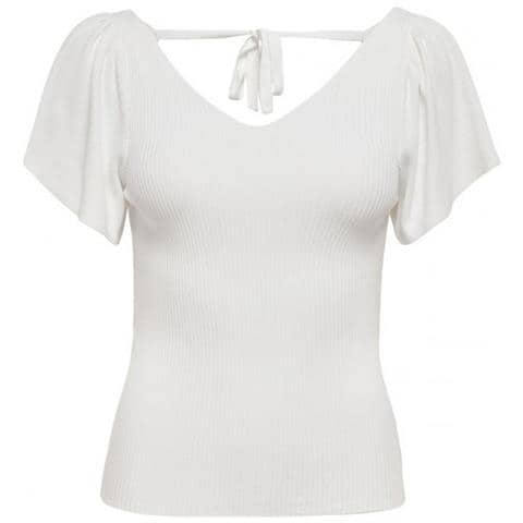 Leelo S / s Back Pullover Knt Noos T-shirt Manica Corta Donna Taglia S - Foto 1