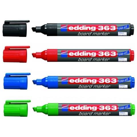 653 Punta smussata Nero, Blu, Verde, Rosso 4pezzo (i) evidenziatore - Foto 1