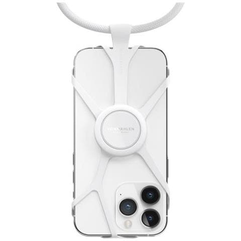 Vonmhlen Infinity Plus Tracolla Telefono Cellulare Nylon, Silicone Bianco - Foto 1