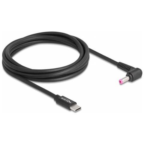 Cavo Di Ricarica Per Notebook Usb Type-c Maschio A Hp 4,8 X 1,7 Mm Maschio - Foto 1