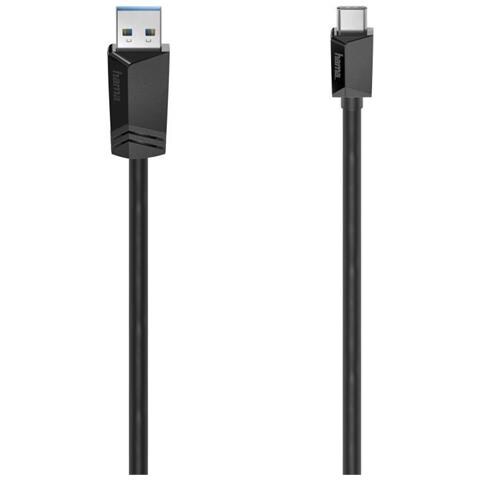 Hama 00200653 Cavo Usb Usb 3.2 Gen 1 [3.1 Gen 1] 3 M Usb C Usb A Nero (hama Usb-a To Usb-c Cable, Usb 3.2 Gen1, 3 Metre, - Foto 2