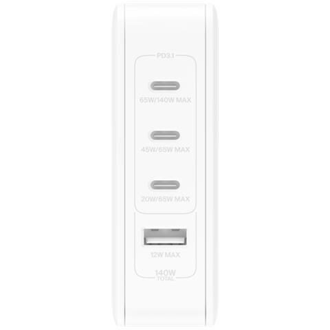 ALIMENTATORE 140W 4-PORTE USB CON UK,EU,US PLUG - Foto 5