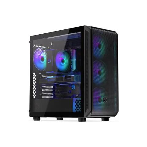 Case Raptor X1 Midi Tower Micro-ATX / Mini-ITX 2 Porte USB 3.0 1xUSB di tipo C Colore Nero - Foto 1