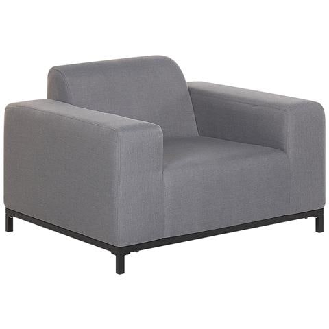 Set Di 2 Poltrone Da Giardino Grigio E Nero Rovigo - Foto 7