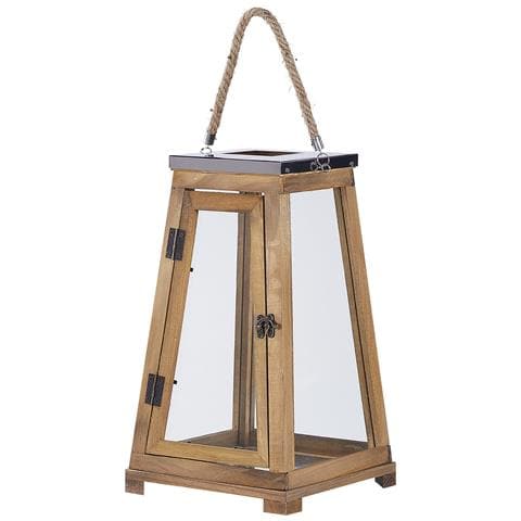 Lanterna Di Legno Naturale 39 Cm Pulau - Foto 7