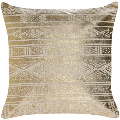 Set Di 2 Cuscini Oujda Cotone 50 X 50 Cm Oro Trama Geometrica - Foto 8