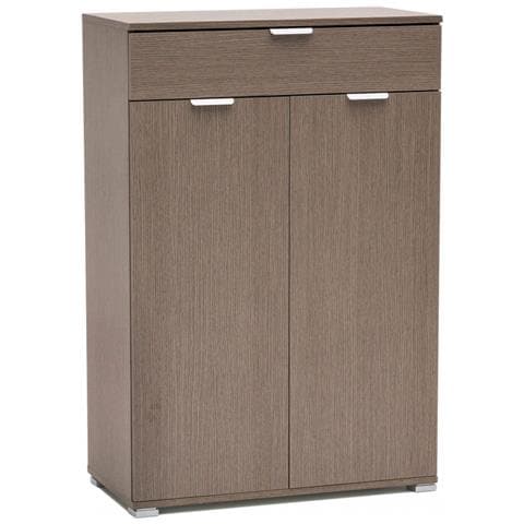 Mobiletto Credenza Da Ingresso Con 1 Cassetto E 2 Ante In Legno Maston - Marroncino - Foto 2