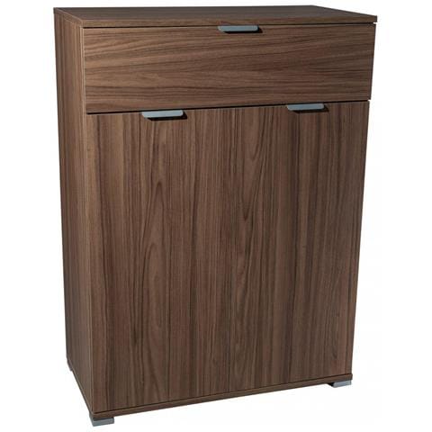 Mobiletto Credenza Da Ingresso Con 1 Cassetto E 2 Ante In Legno Maston - Marroncino - Foto 1