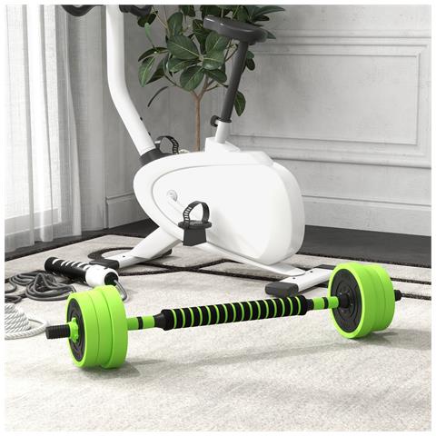 Pesi Da Palestra Set 4 In 1 Da 40kg Totali, Utilizzabile Come Kettlebell, Manubri E Bilancieri - Foto 6