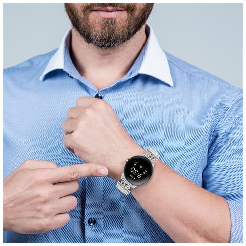 Cinturino In Vera Pelle Per Google Pixel Watch 1/2 Beige - Foto 7