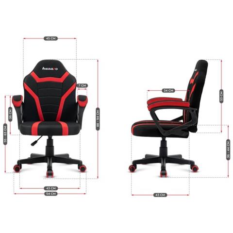 Ranger 1.0 Red Mesh Seduta piatta Schienale a rete - Foto 14