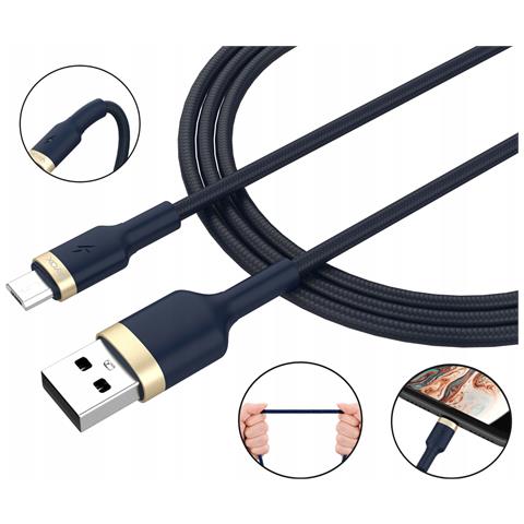 Cavo Usb - Microusb 1m Linea Premium Va0058 - Foto 1