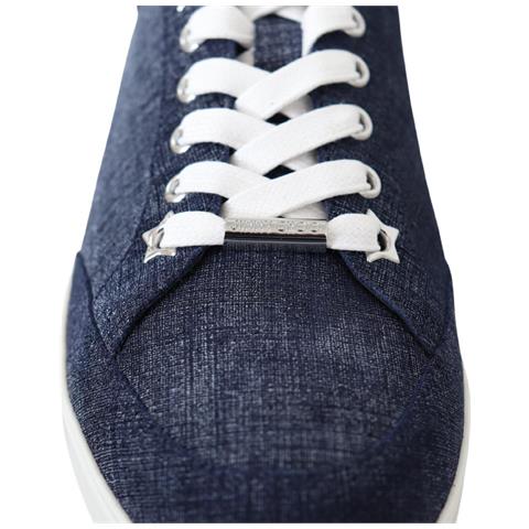 Scarpe Da Ginnastica In Denim Blu Miami - Eu36.5/us6.5 - Foto 5
