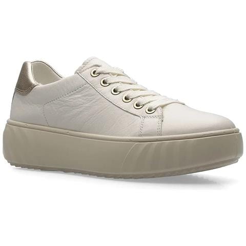 Monaco Leisure Trainers Sneakers Pelle Scarpe Donna Bianco Eu 38, 12-46523-17 - Foto 1