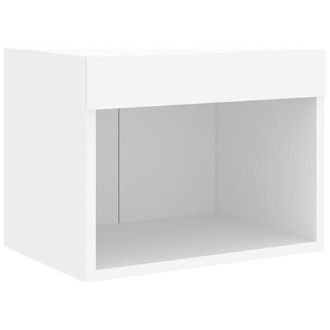 Set Mobili TV a Muro 7 pz con Luci LED Bianco - Foto 10