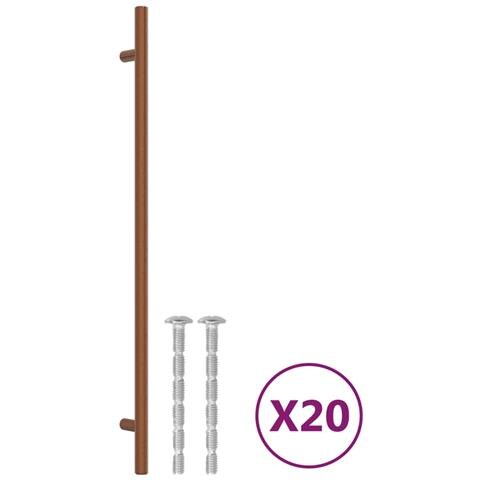 Maniglie Per Mobili 20 Pz Bronzo 320 Mm In Acciaio Inox - Foto 2