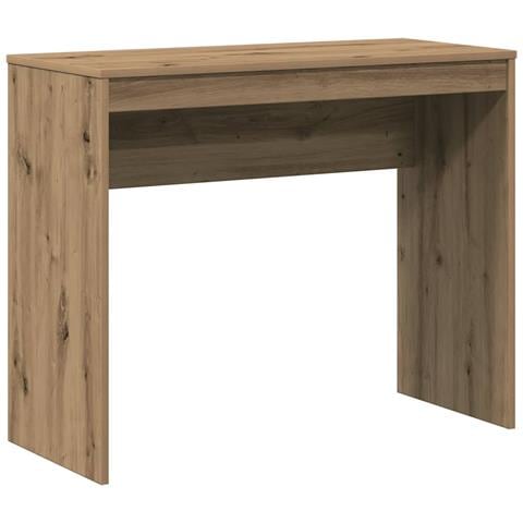 Scrivania Rovere Artigianale 90x40x72 Cm In Legno Multistrato - Foto 1