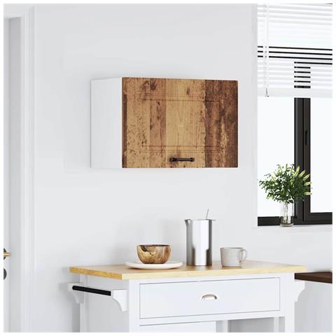 Pensile Da Cucina Kalmar Legno Vecchio In Legno Multistrato - Foto 3