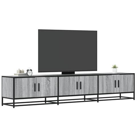 Mobile Porta Tv Grigio Sonoma 210x35x41 Cm In Truciolato - Foto 1