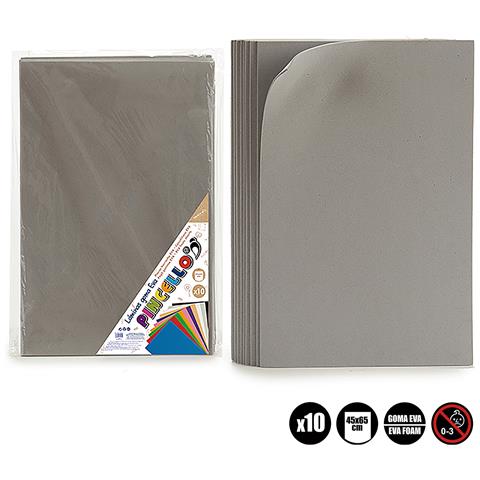 Set Di 10 Fogli In Gomma Eva 45x65 Cm. - Foto 1