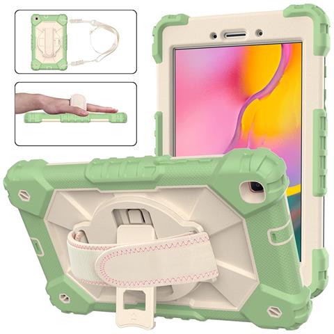 Custodia Verde Per Samsung Galaxy Tab A 8"" Con Supporto E Cinturino - Stile E Protezione! - Foto 1