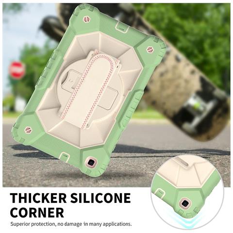 Custodia Verde Per Samsung Galaxy Tab A 8"" Con Supporto E Cinturino - Stile E Protezione! - Foto 4