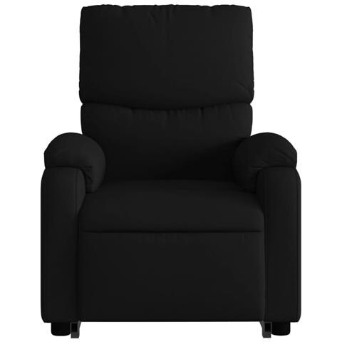 Poltrona Alzapersona Reclinabile Elettrica Nera in Tessuto - Foto 9