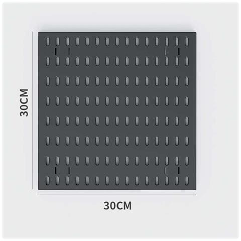Mensola Forata 30x30cm - Organizzazione Versatile Per Cucina, Bagno, Studio E Altro - Foto 6