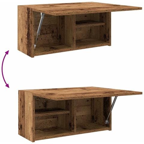 Mobile da Bagno Legno Antico 60x25x30 cm in Legno Multistrato - Foto 9