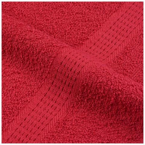 Asciugamani Doccia 10 pz Rossi 70x140 cm 360 g/m² 100% Cotone - Foto 7